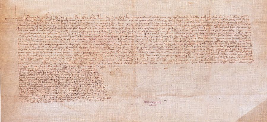Debrecen kiváltságlevele 1361-ből